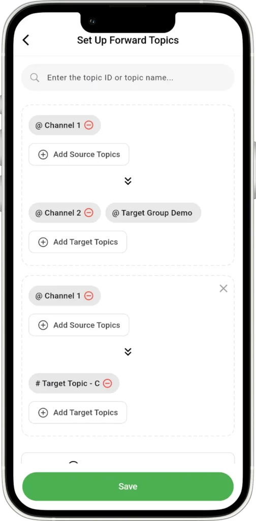 Forwarding by Topic for Supergroups in Auto Forward For Telegram v1.0.30