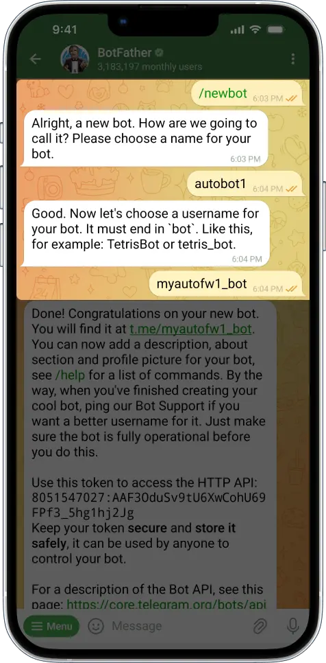 Auto Send Telegram Messages