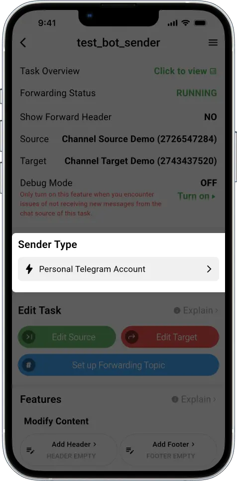 Auto Forward For Telegram v1.0.34