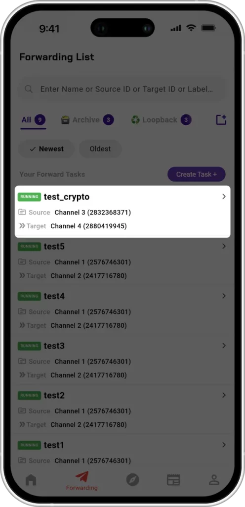 auto extract contract address Telegram: Access Your Forwarding Task