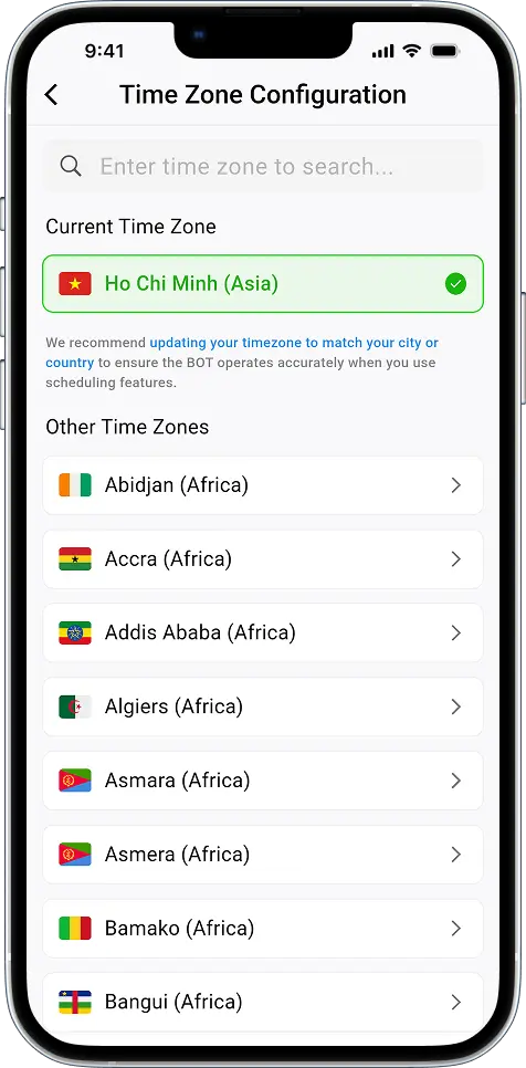 schedule Telegram message posting