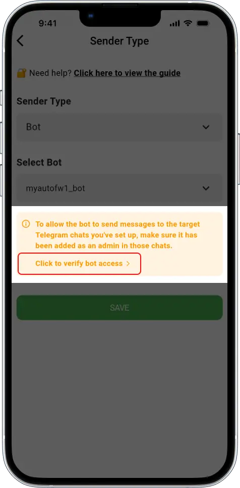 What's New Auto Forward For Telegram v1.0.35