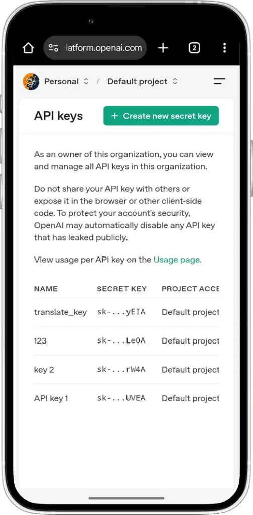 Access the Dashboard